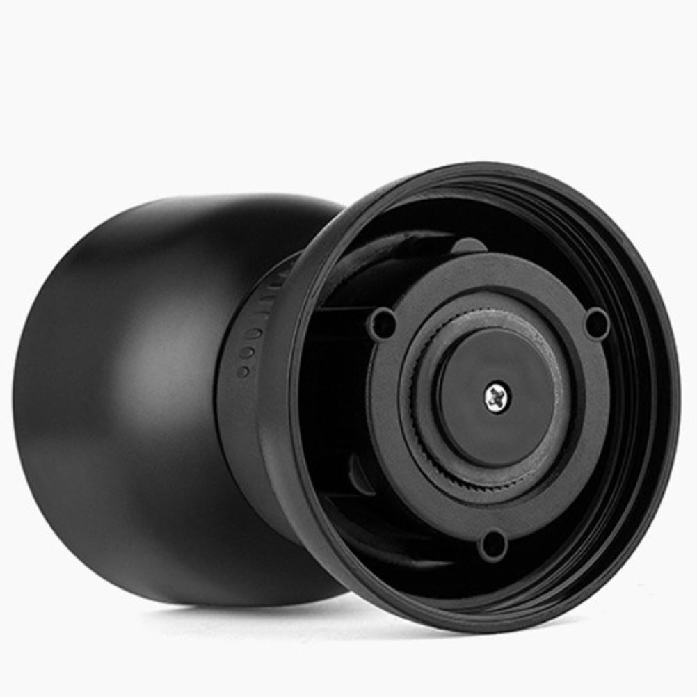 CRILSTYLEO Large Capacity Coffee Bean Container with Ceramic Core and Sleek Black Acrylic Design, Ideal for Home and Office Storage