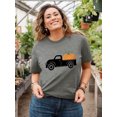 thumbnail image 6 of XCHQRTI Pumpkin Plus Size Women Tshirt Its Fall Yall Thanksgiving Short Sleeve Graphic Tees, 6 of 8