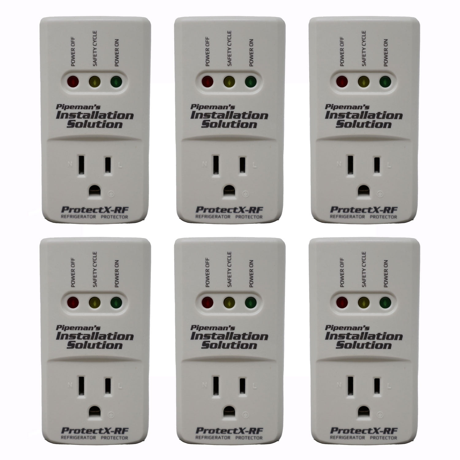 6 pcs Voltage Protector Brownout Surge Refrigerator 1800 Watts Appliance NEW