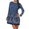 thumbnail image 3 of White Mark Women's Sandrine Embroidered Sweater Dress, 3 of 4