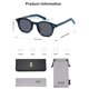 thumbnail image 5 of Gafas de Sol SOJOS Retro Cuadradas SJ2316 UV400 Azul Marino/Gris, 5 of 5