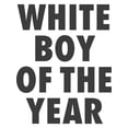 thumbnail image 2 of Cotton Short Sleeve T-Shirt WHITE BOY OF THE YEAR SHIRT - Man Menswear Oversized Tshirt Streetwear Casual Classic Cotton Shortsleeve, 2 of 7