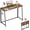 Brown, variant on Folding Computer Desk, Small Writing Foldable Desk 31.5", Space-Saving Laptop Table, Easy Assemble Workstation for Home Office,Black