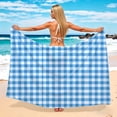 thumbnail image 5 of Hduncf Women Sheer Sarong High Slit One Size Swimsuit Coverups Fashion Summer Floral Print Chiffon Wraps Beach Cover Up Blue Free Size, 5 of 5