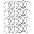 thumbnail image 1 of Durable 24 Pcs Forme Ronde à Fente, Joint d'Étanchéité Régulier Solide, pour Pot Mason de Restaurant à Ouverture Régulière/grande Ouverture Fournitures de Cuisine Maison Argent 86mm, 1 of 8
