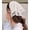 White, variant on Lace Triangle Head Scarf for Women, Floral Bandana Headband, Adjustable Tie-Back Boho Head Kerchief, Summer Hair Accessories