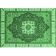 thumbnail image 1 of Ahgly Company Indoor Rectangle Abstract Emerald Green Modern Area Rugs, 2' x 3', 1 of 4