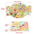 thumbnail image 2 of Jfieei 100 PCS Candy Land Jigsaw Puzzle, Multi Color ,for Early Childhood Education, Eco-friendly Natural Pulp Puzzle Floor Puzzle, 2 of 8