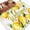 Yellow, variant on 8'x10' Area Rugs, Yellow Lemons Indoor Outdoor Area Rug for Living Room Bedroom, Summer Fruits Leaves Botanical Black Washable Bathroom Rugs Kitchen Floor Carpet Mats Home Decor Aesthetic