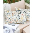 thumbnail image 6 of Colorful Botanical Spring Throw Pillow Cover 12 x 20 Inch Decorative Pillow Cover Farmhouse Summer Leaves Lumbar Pillowcase Seasonal Rectangle Cushion Case for Couch Sofa Bed Living Room, 6 of 7