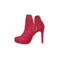 thumbnail image 3 of BOTIN CASUAL VESTIR LEON MUJER DAMA MERLOT ROJO GAMUZA 6006 LEON 6006p, 3 of 3
