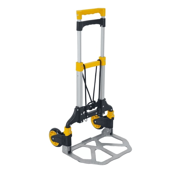 Diablo De Carga Plegable 100 Kg Altura Ajustable Resistente Amarillo
