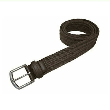 Polo Ralph Lauren Mens Stretch Waxed Cotton Braided Belt (X-Large, Dark Olive)