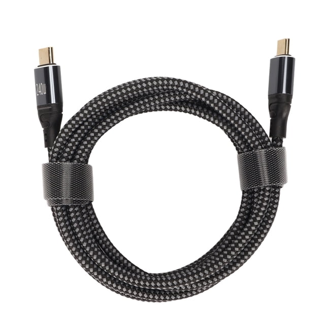 Cable USB C a USB C PD240W USB2.0 Tipo C Interfaz 480Mbps USB C Macho a C Macho Cable de Datos de Doble Extremo 200 cm