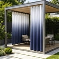 thumbnail image 4 of Uklsqma Outdoor Waterproof Patio Curtains, Nylon Privacy Screen with Hanging Rings, Double-Sided Windproof Sun/Rain Protection, Multicolor, 200x180cm, 4 of 6