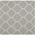thumbnail image 6 of SAFAVIEH Dhurries Solomon Geometric Area Rug, Grey/Ivory, 6' x 6' Round, 6 of 10
