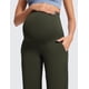 thumbnail image 3 of Pantalones anchos para maternidad CRZ YOGA Butterluxe Olive Green, 3 of 4