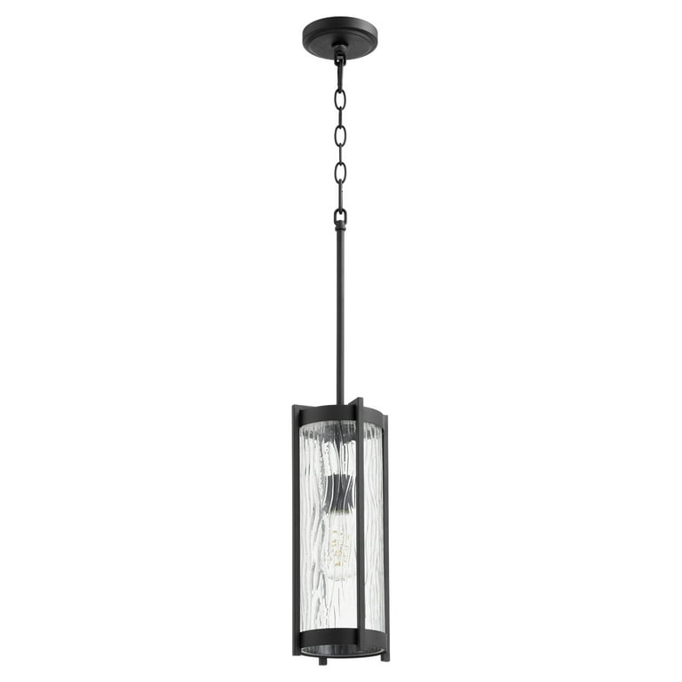 Quorum Brass Pendant Light - Modern One-Light Design, Antique Finish, 9.5" Height