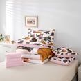 thumbnail image 6 of Homewish Pet Kitten 7-Piece Bedding Comforter Set,Cute Caroon Animal King Bedding Sets,Pink White Brown Bed Sheets For Boys Girls,Super Cozy Room Decor Reversible, 6 of 8