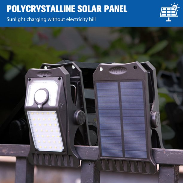 Luz Solar Al Aire Libre Lámpara de calle del sensor de las maneras del montaje del alumbrado de emergencia de 45 LED 3 para la pared de la cubierta de la cerca
