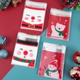 CyanOak 100 PCS Christmas Candy Bags Selfadhesive Candy Cellophane