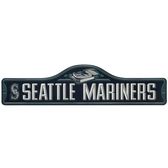 Seattle Mariners 5'' x 20'' Metal Street Sign
