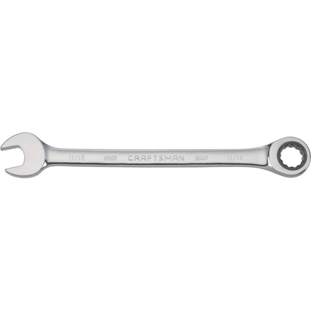 Llave de trinquete CRAFTSMAN de 11/16 pulgadas, 72 dientes y 12 puntos SAE