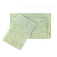 2-Piece Non-slip Bath Rug Set Bath Mats Rugs for Bathroom Bedroom 24"x 16"& 31" x 20"