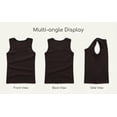 thumbnail image 7 of TEAJOPSUU 2 Pack Kids Tank Tops Unisex Boys Girls Ribbed Round Neck Sleeveless Workout Shirt Summer Solid Color Basic Tops 2-14 Years Black, 7 of 7