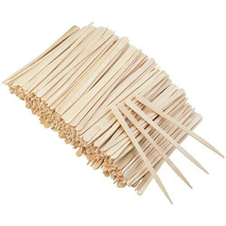 Wax Applicator Sticks Metal, Wax Spatulas Applicator for Hair Removal  Assorted Reusable, Straight Stainless Waxing Sticks Wooden Handle Craft  Stick