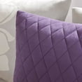 thumbnail image 4 of Bedding Sets Printed Cotton Sateen Comforter Set Taupe Grey/Purple Cal King,Bed Sets, 4 of 7