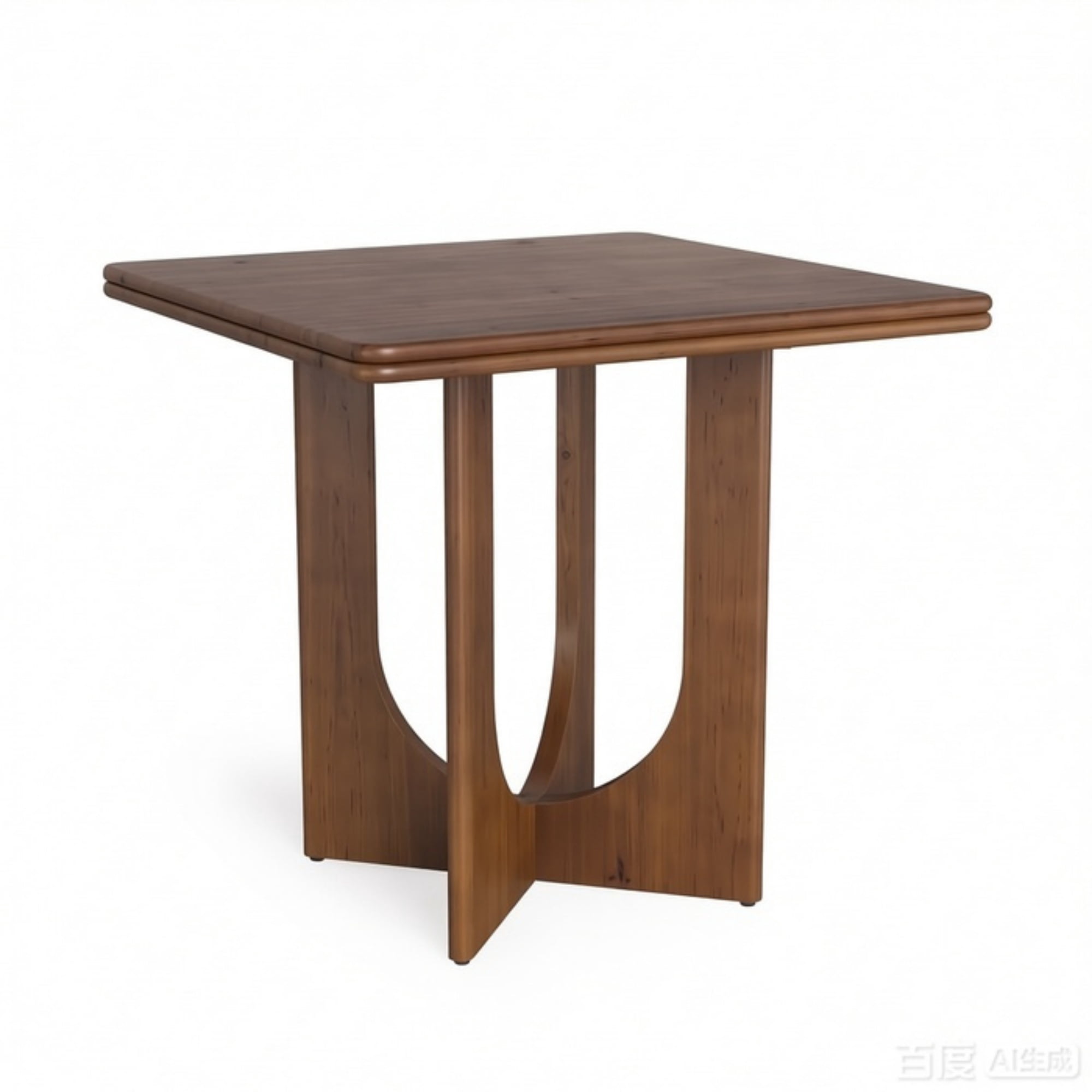 Square Dining Table for 2 to 4 People, Wood Kitchen Table