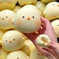 thumbnail image 2 of Juguete para apretar con forma de sandía, antiestrés, nube, pollito, pan, perro, estrella, queso, juguete sensorial, pelota antiestrés suave, juguete calmante, 2 of 8