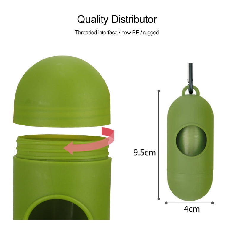 Outdoor Pets Clean Dog Poop Bags Debris Degradable Waste Pick Up Garbage Holder 