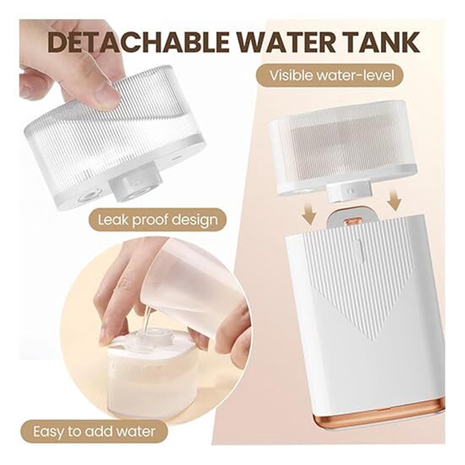 Handheld Garment Steamer for Clothes, Portable Foldable Travel Steamer Mini Steam Iron, 20 Second Fast Heat, 1000W Wrinkle Remover, 120ml Tank, Compact for Home, Office, Hotel, 120V US Only