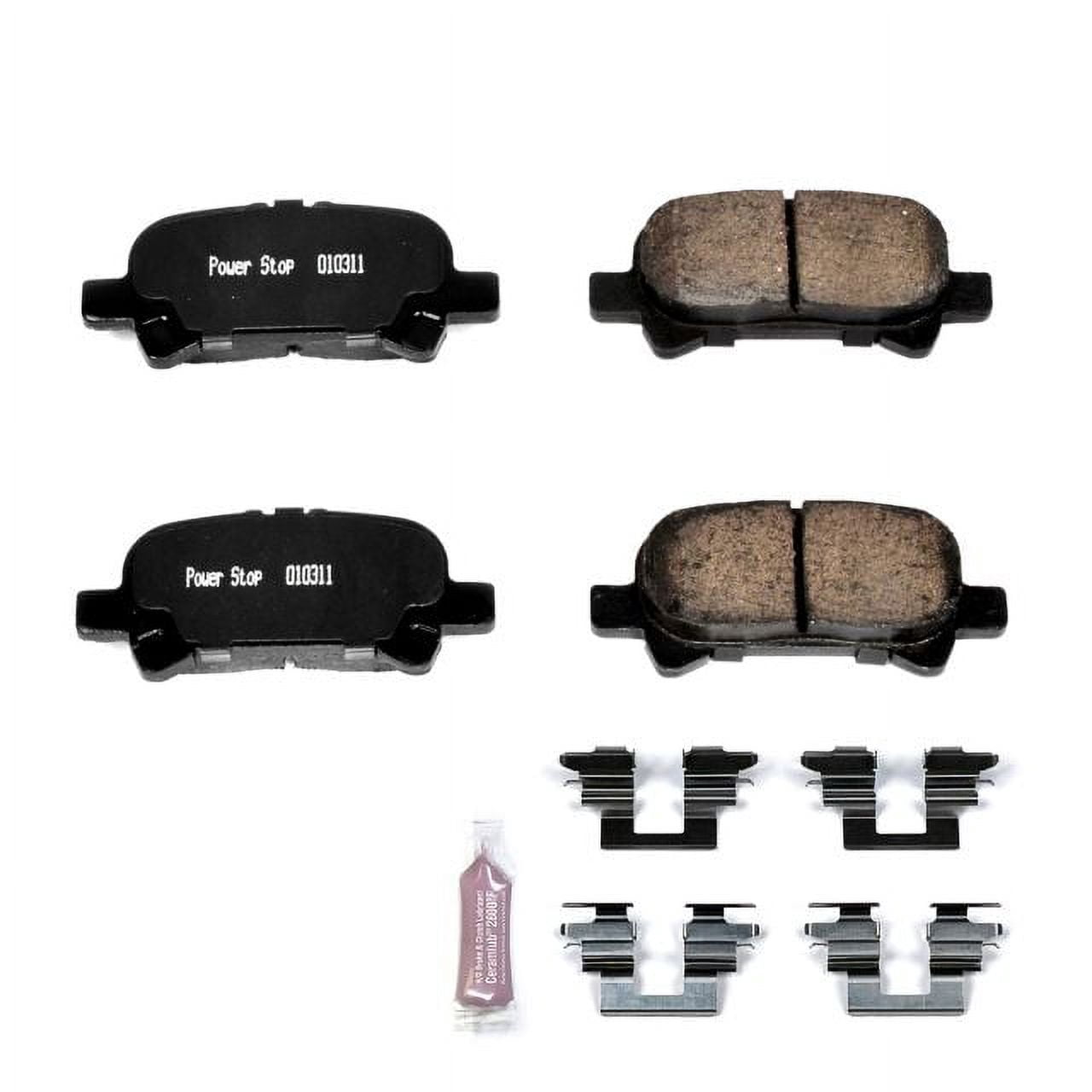 Power Stop Rear Z23 Evolution Carbon-Fiber Ceramic Brake Pads Z23-828