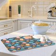 thumbnail image 6 of Dogs Green Dish Drying Mats, Reversible Coffee Mat, Microfiber Dish Drying Rack Mat for Kitchen Countertop Decor 18 x 24 Inches, 6 of 6