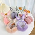thumbnail image 4 of Cache-oreilles pour Portée de Tir Rose Cache-Oreilles pour Hiver Hommes Fins Dames Automne et Hiver Mignon Oreilles de Lapin Ajustables Cache-Oreilles Chauds, 4 of 7
