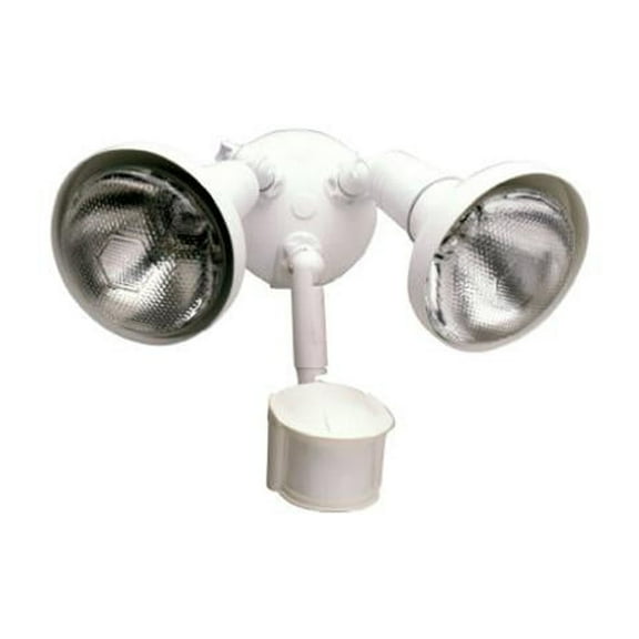 Halo White Motion Activated Incandescent Security Floodlight Fixture MS185RW