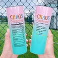 thumbnail image 2 of Chaos Coordinator Tumbler With Lid and straw 20oz insulated stainless steel skinny Tumbler Coworker Gifts Chaos Coordinator Cup Appreciation Gift Retirement Gifts Thank You Gifts For Women, 2 of 6