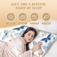 thumbnail image 4 of Picia Butterfly Body Pillow Cover - Super Soft Microfiber 20x54 Body Pillow Case - Envelope Closure, Wrinkle, Stain Resistant Body Pillow Cover,Elegant Bedding, 4 of 8