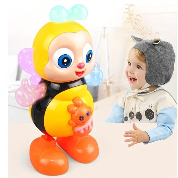 Kids Toys, Toddler Toys, Dancing Bee Toy, Wiggling Bee Toy With Lights And Music, Fun Toy For Toddlers, Toys For Ages 2 , Birthday/Holiday/Christmas Gifts Idea For Kids For 2  Year Old Boys Girls