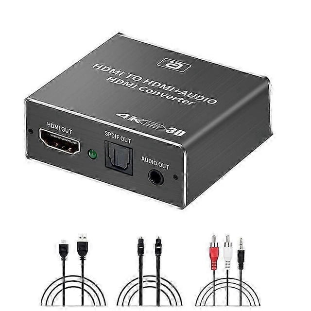 HDMI Audio Extractor HDCP CEC + Optical TOSLINK SPDIF + 3.5mm RCA