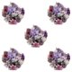 thumbnail image 3 of Flores artificiales Toystoory Bajo Mantenimiento Interior Exterior Púrpura LH001, 3 of 6
