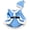 Blue, variant on ENFLASH Infant Baby Girl Christmas Outfit Santa Romper Dress Long Sleeve Furry Trim Velvet Xmas Princess Dresses Hat Set Clothes