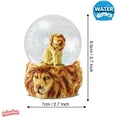 thumbnail image 2 of Water Globe - Lion from Deluxebase. Snow Globe Animal Decor with Lion Figurines. Glass Glitter Globe with Resin Figurines and Molded Base. Great Home Decoration, Novelty Decor and Lion Gifts., 2 of 5