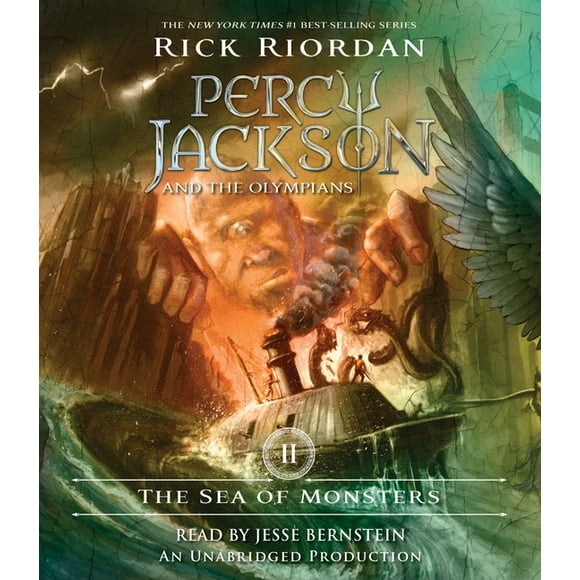 Percy Jackson and the Olympians: The Sea of Monsters (Series #2) (CD-Audio)