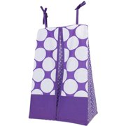 Bacati - Mixnmatch Purple Diaper Stacker