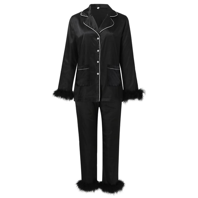2025 Hauts Longs pour Femmes Longs Été pour Femmes Ensemble 2 Pcs Manches Mignon Vêtements de Nuit Camis Pantalons Femmes Chemise de Pyjama Ensembles