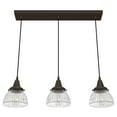 thumbnail image 6 of Hunter - Cypress Grove 3-light Onyx Bengal, Large Cluster Light, Dimmable, Transitional Style, Linear Shaped, for Bedrooms, Dining, Living Rooms - 19142, 6 of 9